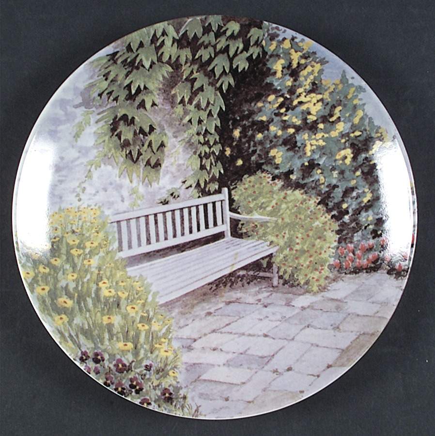 Garden Benches Wall Plate by Baum Brothers-1