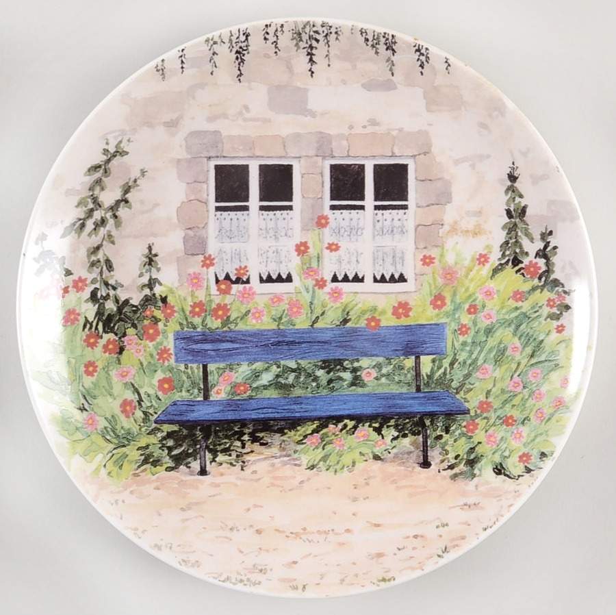Garden Benches Wall Plate by Baum Brothers-1