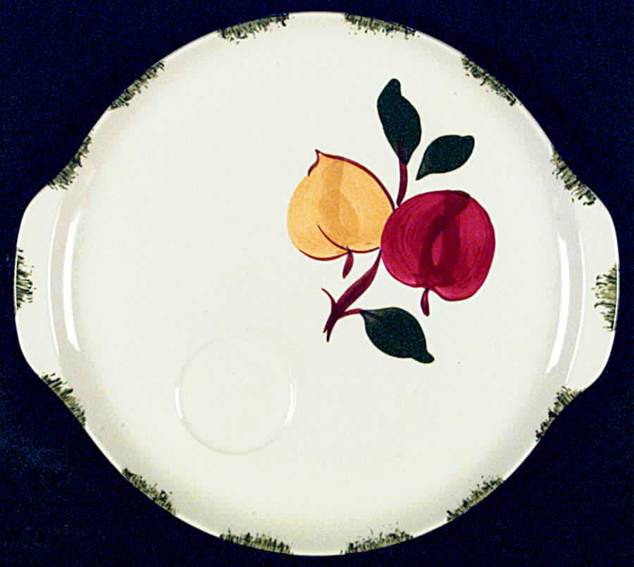 Petite Fruits Snack Plate by Blue Ridge Southern Pottery-1