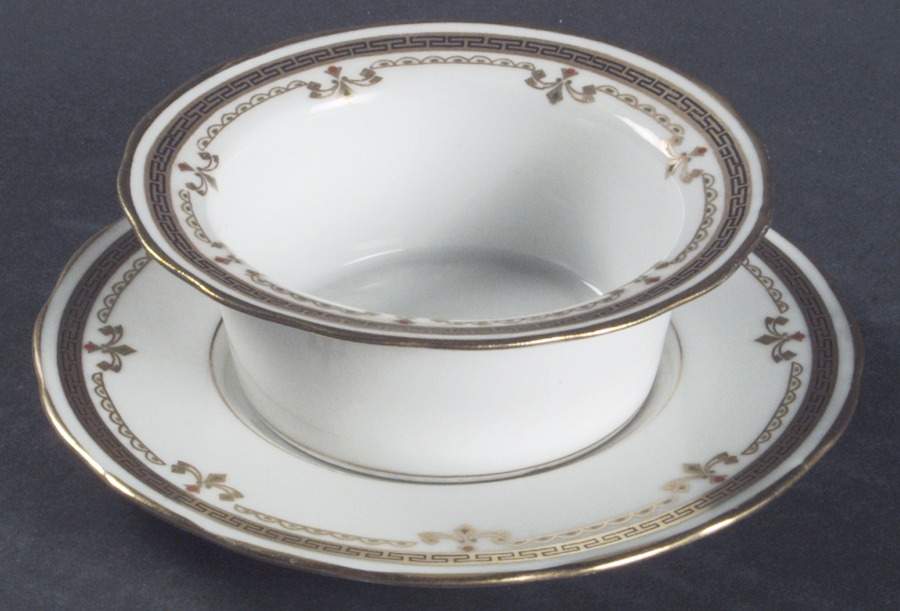 BER10 (Scalloped) Ramekin & Saucer Set by Bernardaud-1