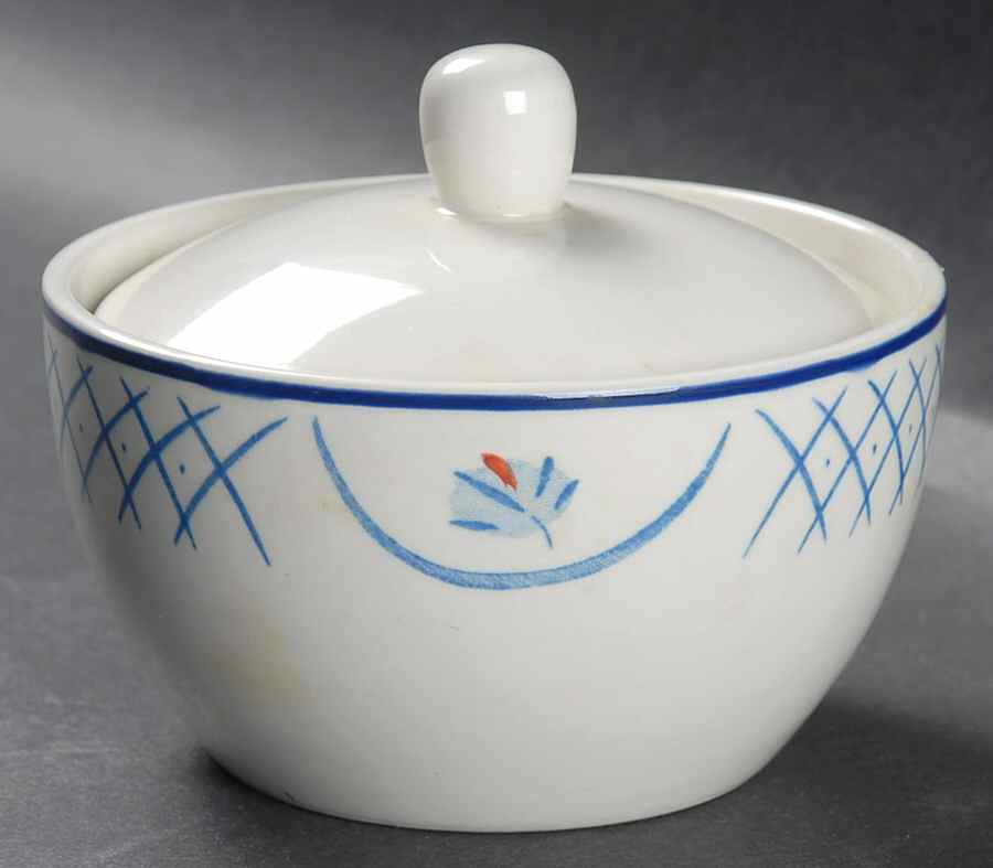 BNC1 Sugar Bowl & Lid by Barton China-1