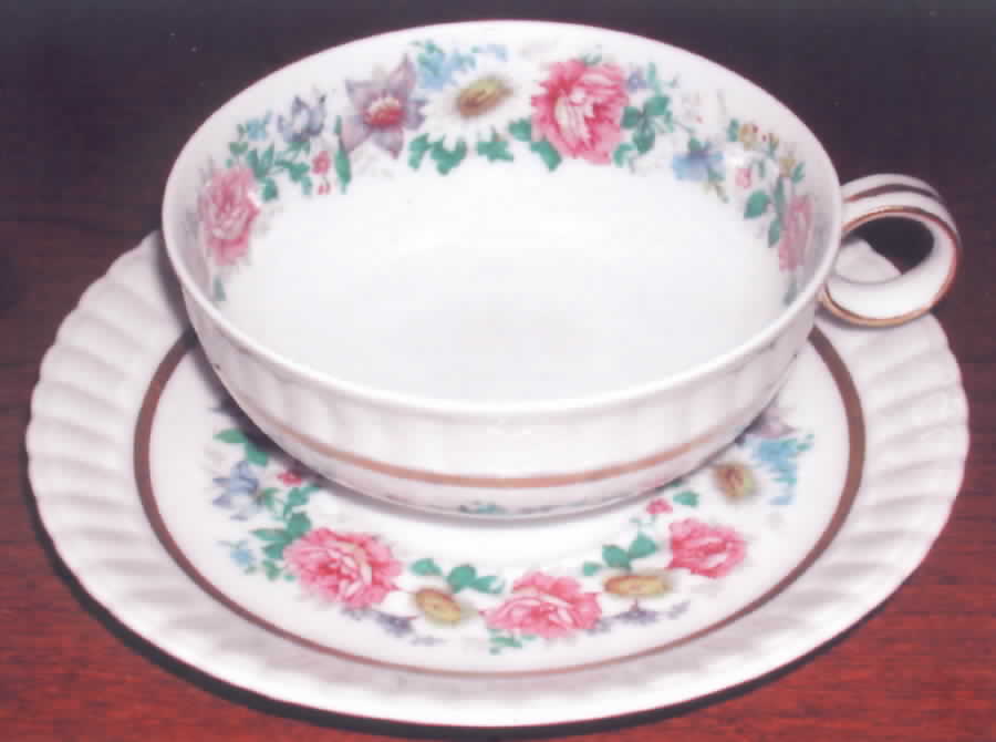 BER298 Flat Cup & Saucer Set by Bernardaud-1