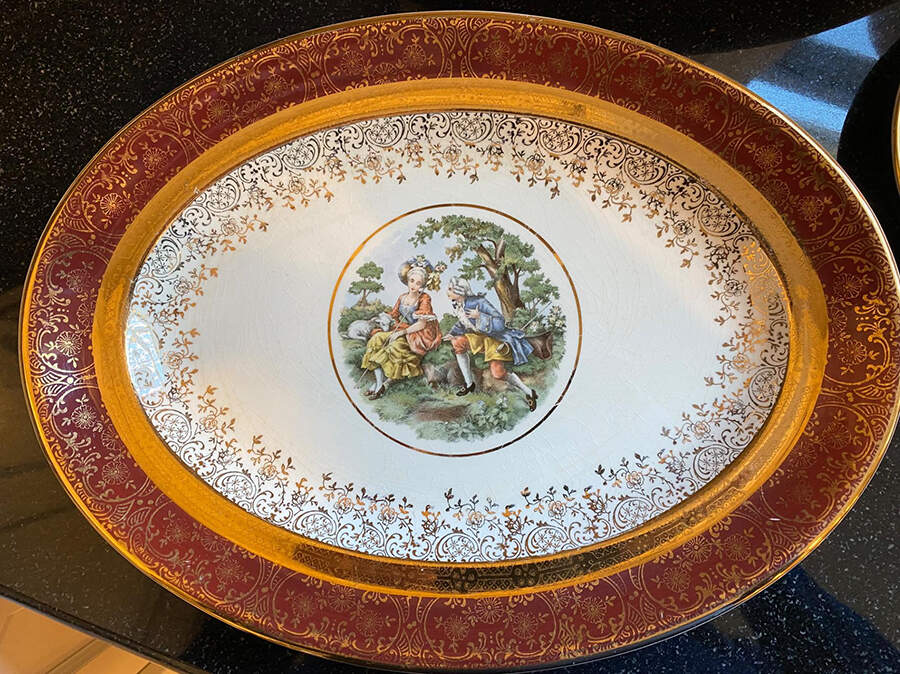 BRM4 16" Oval Serving Platter by Bromley-1