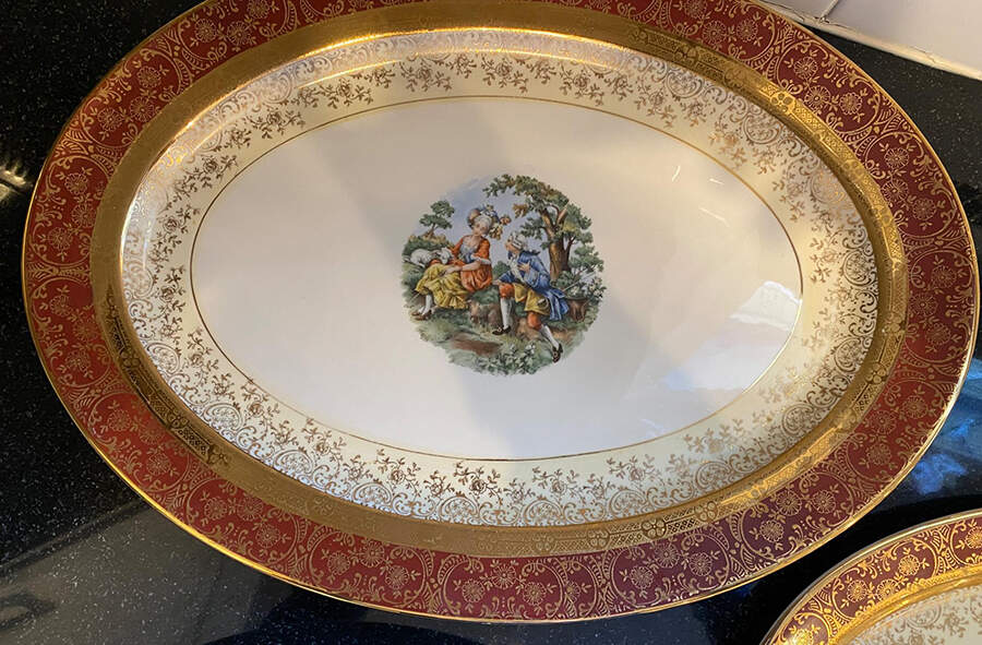 BRM4 14" Oval Serving Platter by Bromley-1