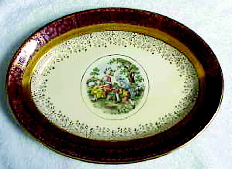 BRM4 12" Oval Serving Platter by Bromley-1