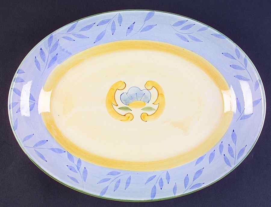 Palermo 14" Oval Serving Platter by Bella-1