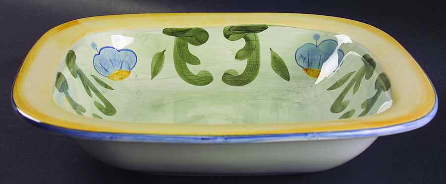 Palermo 13" Square Vegetable Bowl by Bella-1