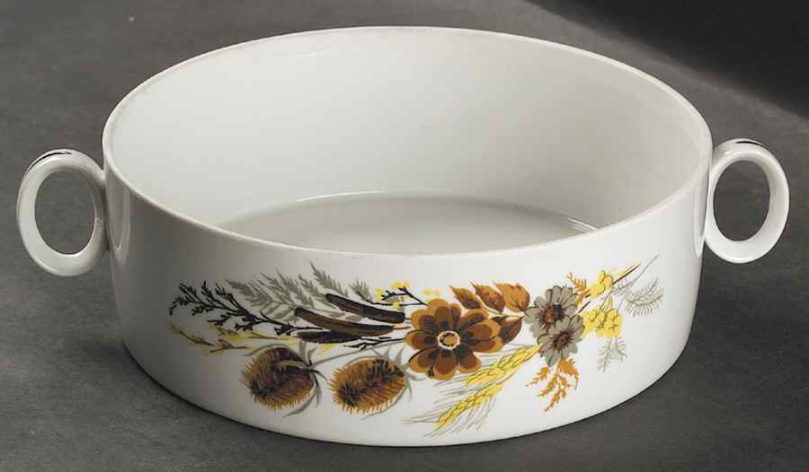 Woodhue 2 Qt Round Covered Casserole No Lid by Georges Briard-1
