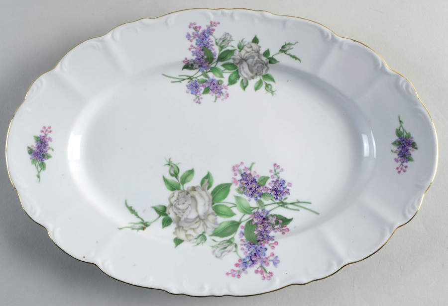 BOH115 14" Oval Serving Platter by Bohemia Ceramic Works-1