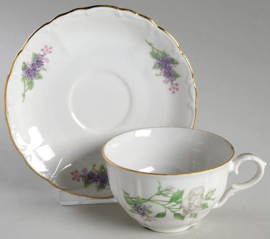 BOH115 Flat Cup & Saucer Set by Bohemia Ceramic Works-1