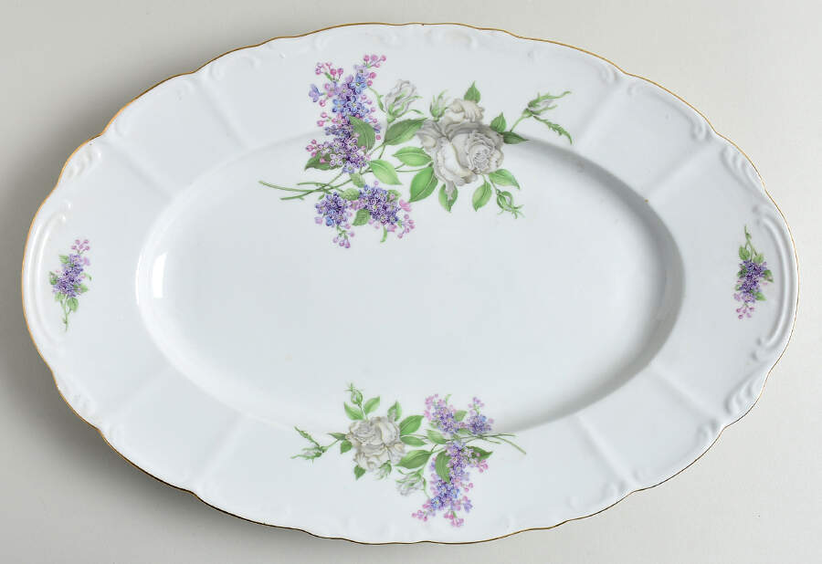 BOH115 15" Oval Serving Platter by Bohemia Ceramic Works-1