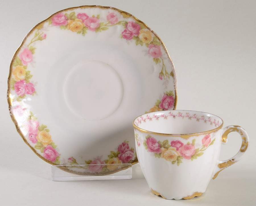 BWD96 Flat Demitasse Cup & Saucer Set by Bawo & Dotter-1