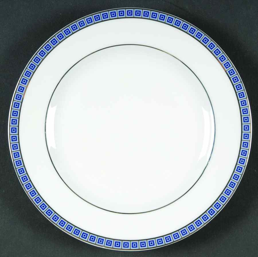 Athena Platinum Navy Bread & Butter Plate by Bernardaud-1