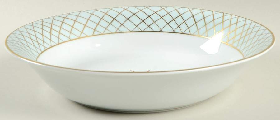 Etoile Celedon 9" Round Vegetable Bowl by Bernardaud-1