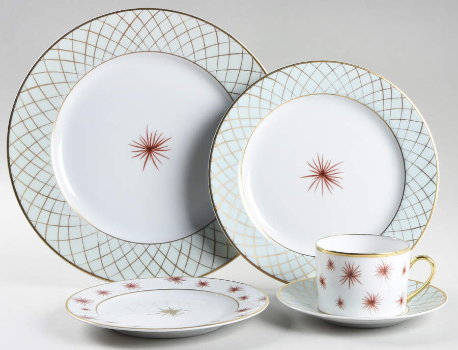 Etoile Celedon 5 Piece Place Setting by Bernardaud-1
