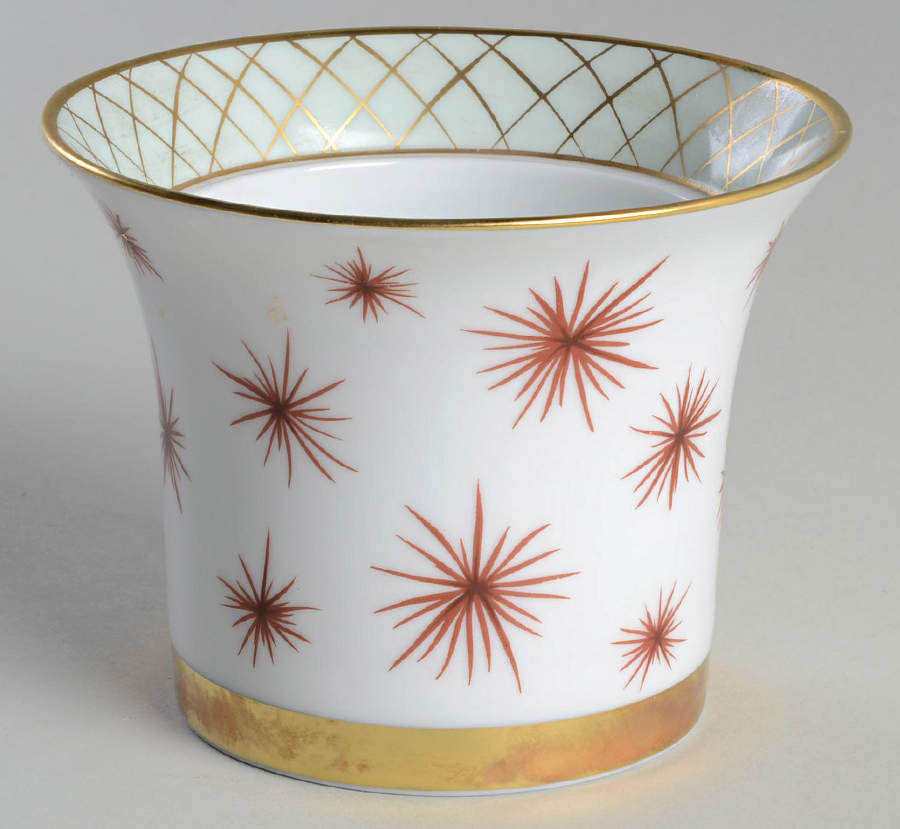 Etoile Celedon Sugar Bowl No Lid by Bernardaud-1