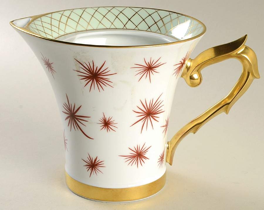 Etoile Celedon Tea/Coffee Pot No Lid by Bernardaud-1