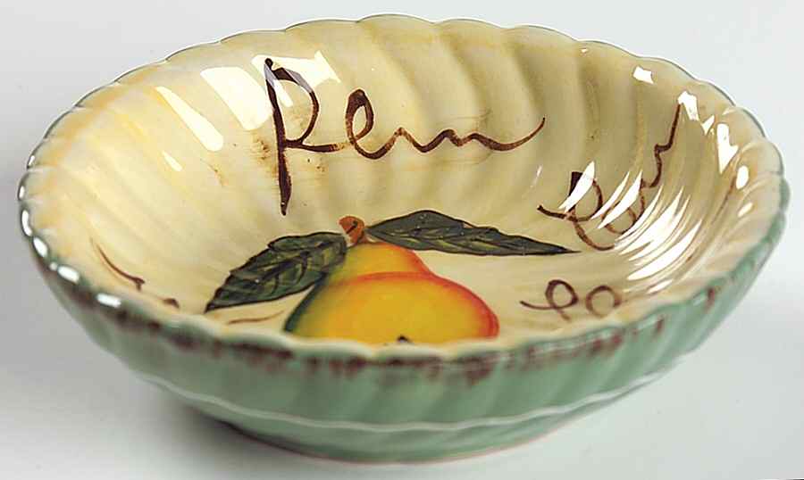 Fruit Writing Individual Dip Dish by Baum Brothers-1