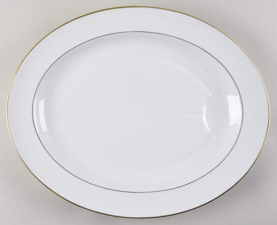 Palmyre 17" Oval Serving Platter by Bernardaud-1