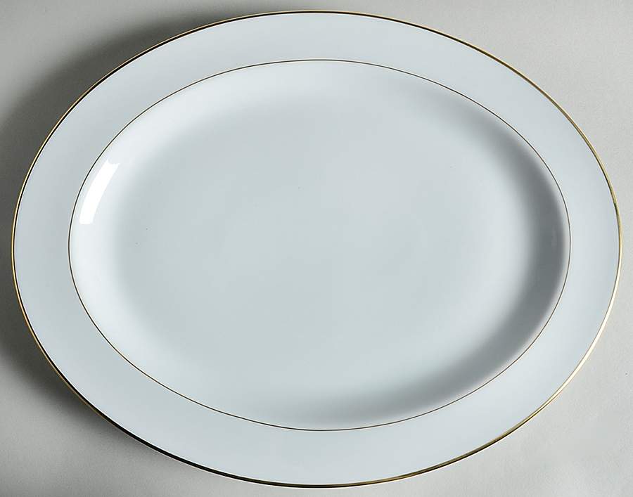 Palmyre 15" Oval Serving Platter by Bernardaud-1