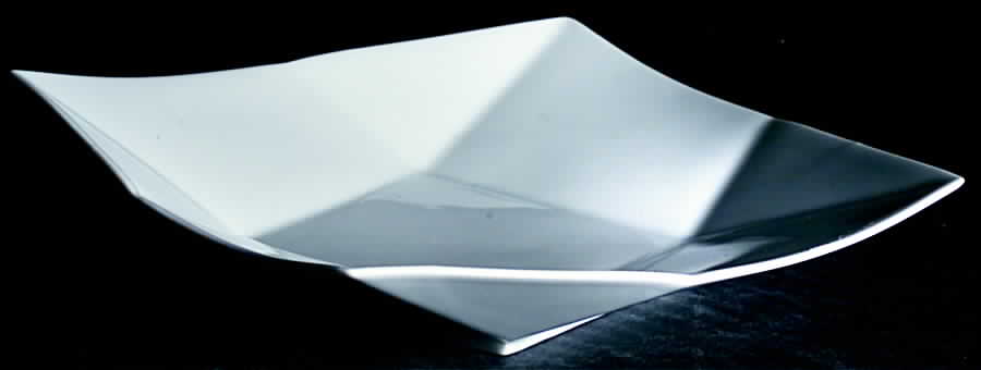 Cavanna Glazed 6" Square Tray by Bernardaud-1