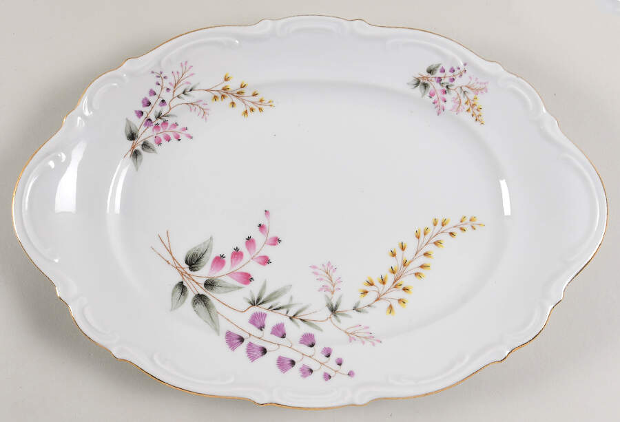 Laura 12" Oval Serving Platter by Schumann - Bavaria-1