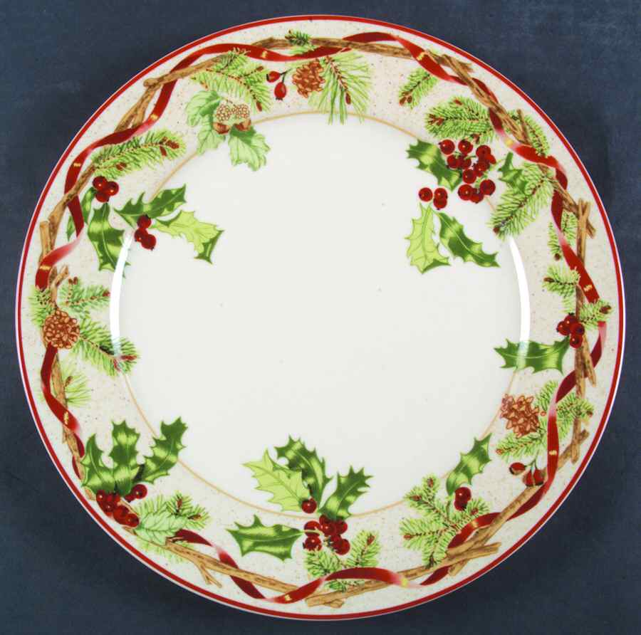 Festive Ribbon Dinner Plate by Block-1