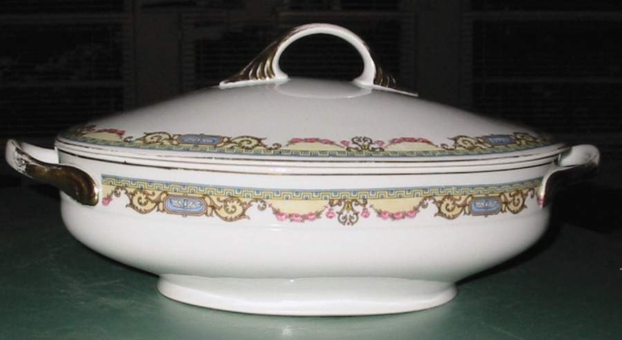 9601 Round Covered Vegetable by Bohemia Ceramic Works-1