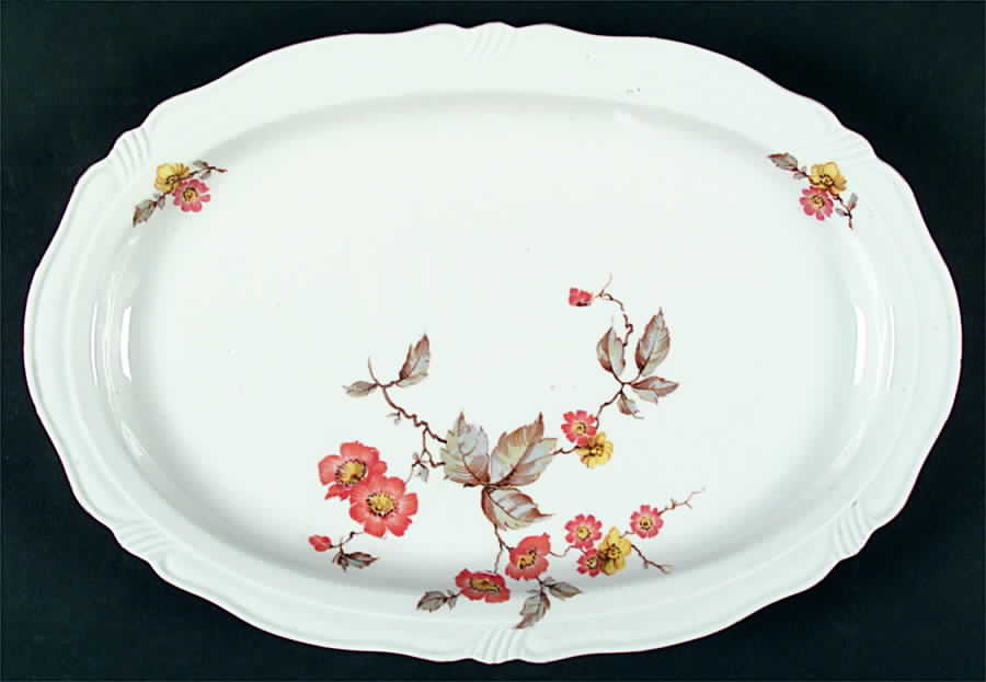3536 12" Oval Serving Platter by Bareuther & Co-1
