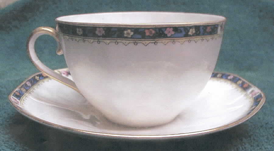 BCO21 Flat Cup & Saucer Set by Bloch & Co-1