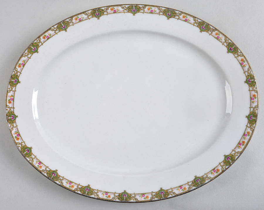 BWD378 14" Oval Serving Platter by Bawo & Dotter-1