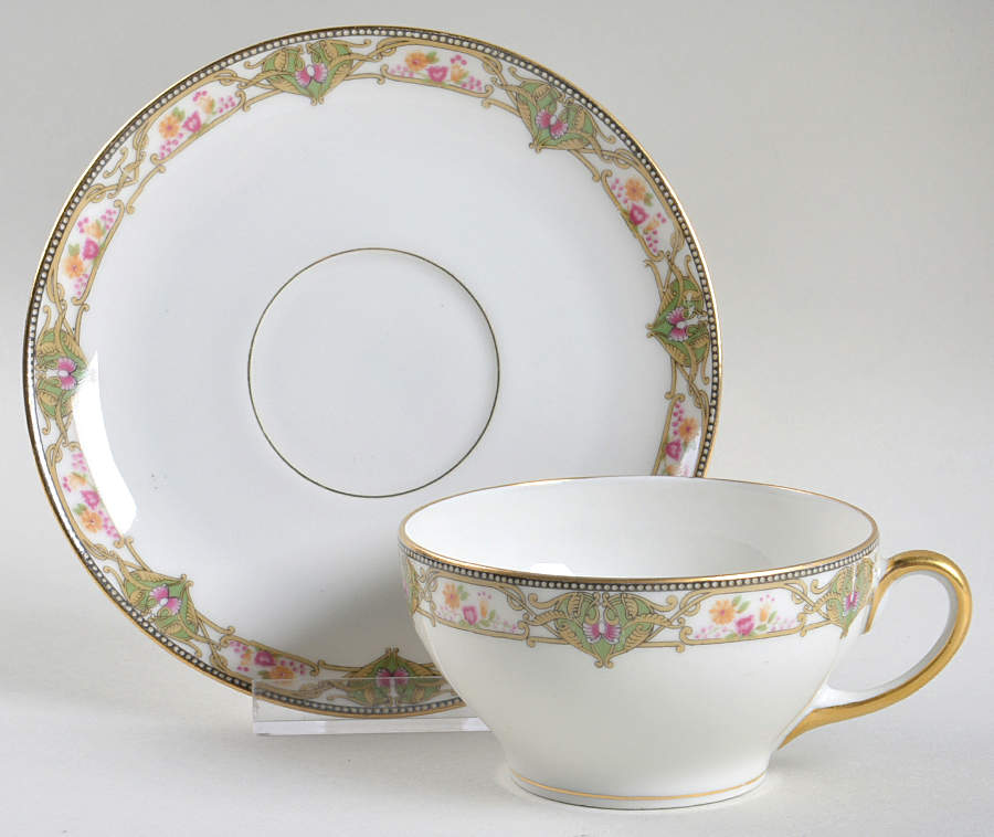 BWD378 Flat Cup & Saucer Set by Bawo & Dotter-1