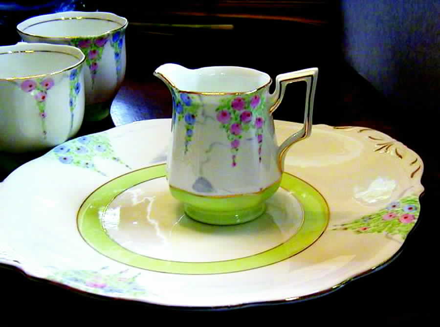 4597 Handled Cake Plate by Bell China-1