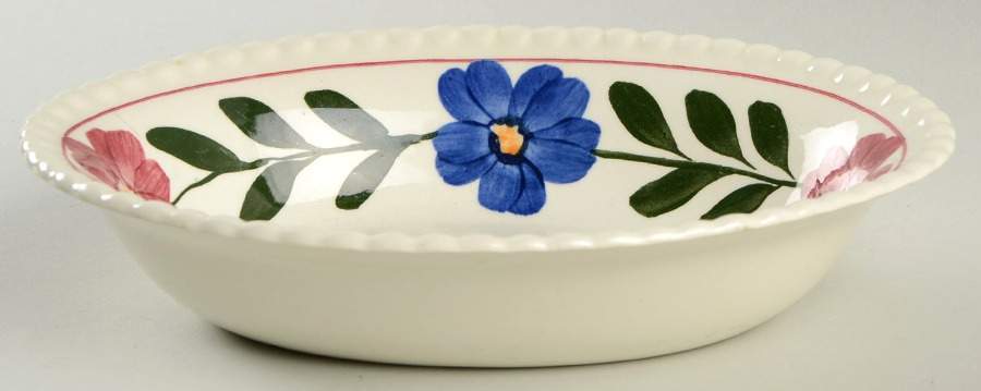 Colette 9" Oval Vegetable Bowl by Blue Ridge Southern Pottery-1