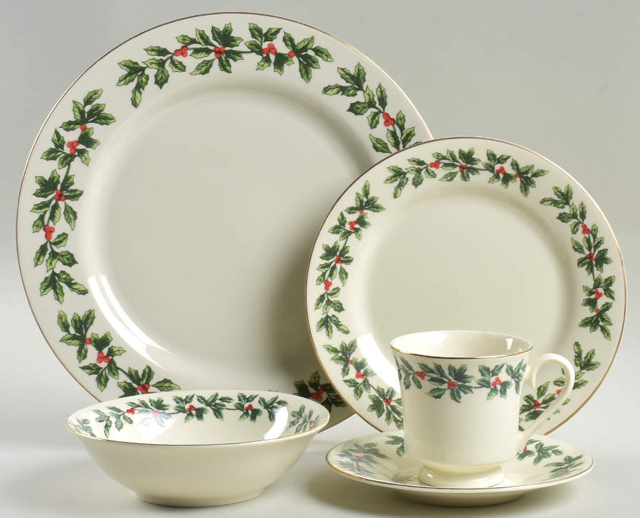 Holly (Gold Trim) 40 Piece Estate Set by Baum Brothers-1