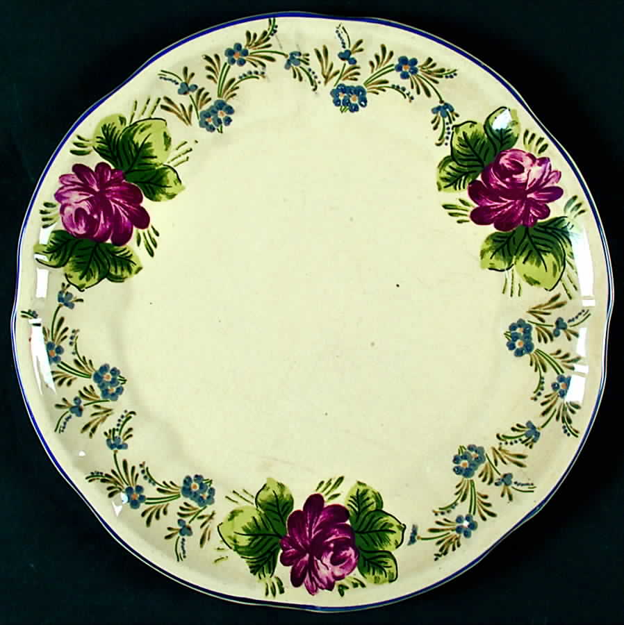 Carolyne Dinner Plate by Bahl Potteries-1