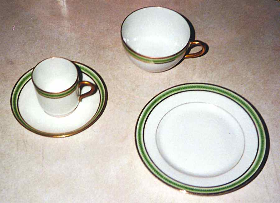 BER333 Flat Demitasse Cup & Saucer Set by Bernardaud-1