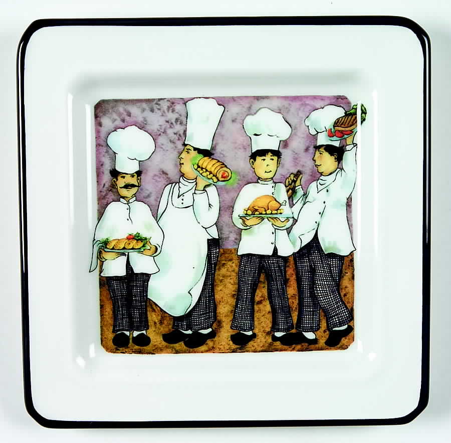 Four Chefs Salad Plate by Brunelli-1
