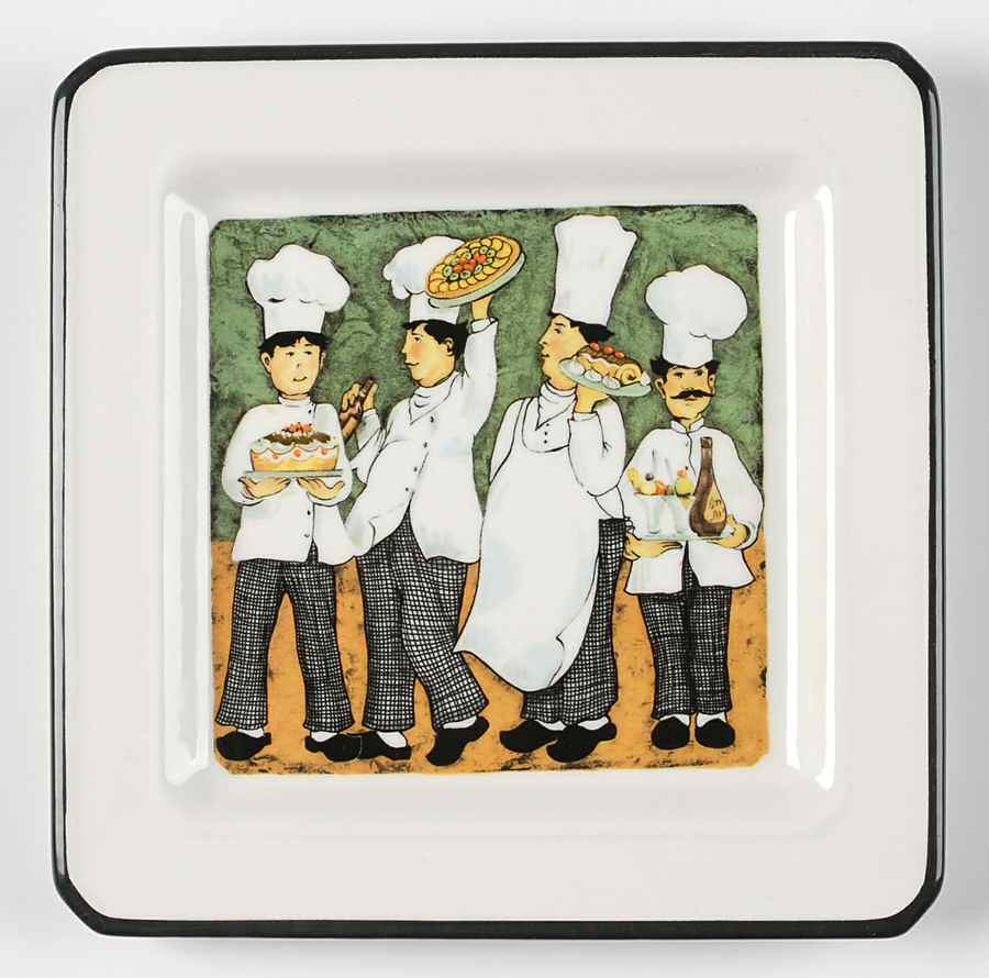 Four Chefs Salad Plate by Brunelli-1