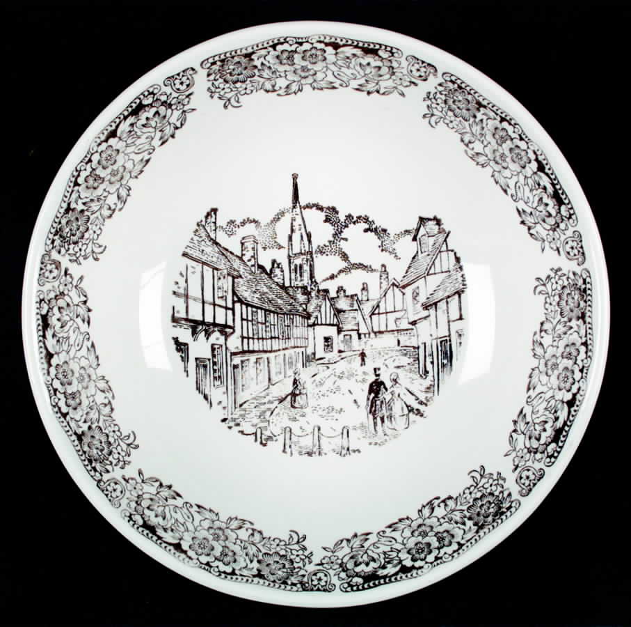 Tudor Village 8" Round Vegetable Bowl by Broadhurst-1