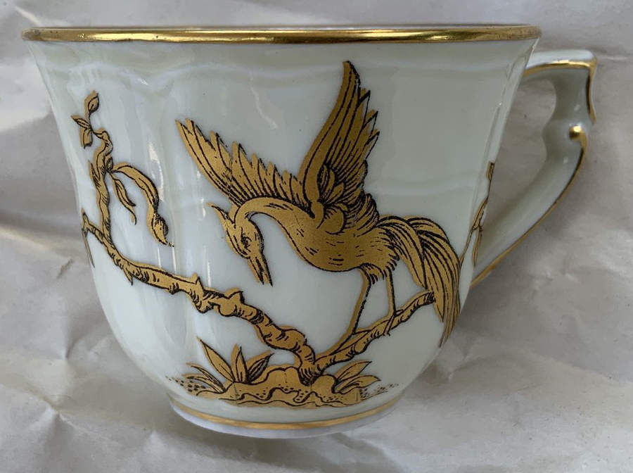 Reine Elizabeth Flat Demitasse Cup by Bernardaud-1