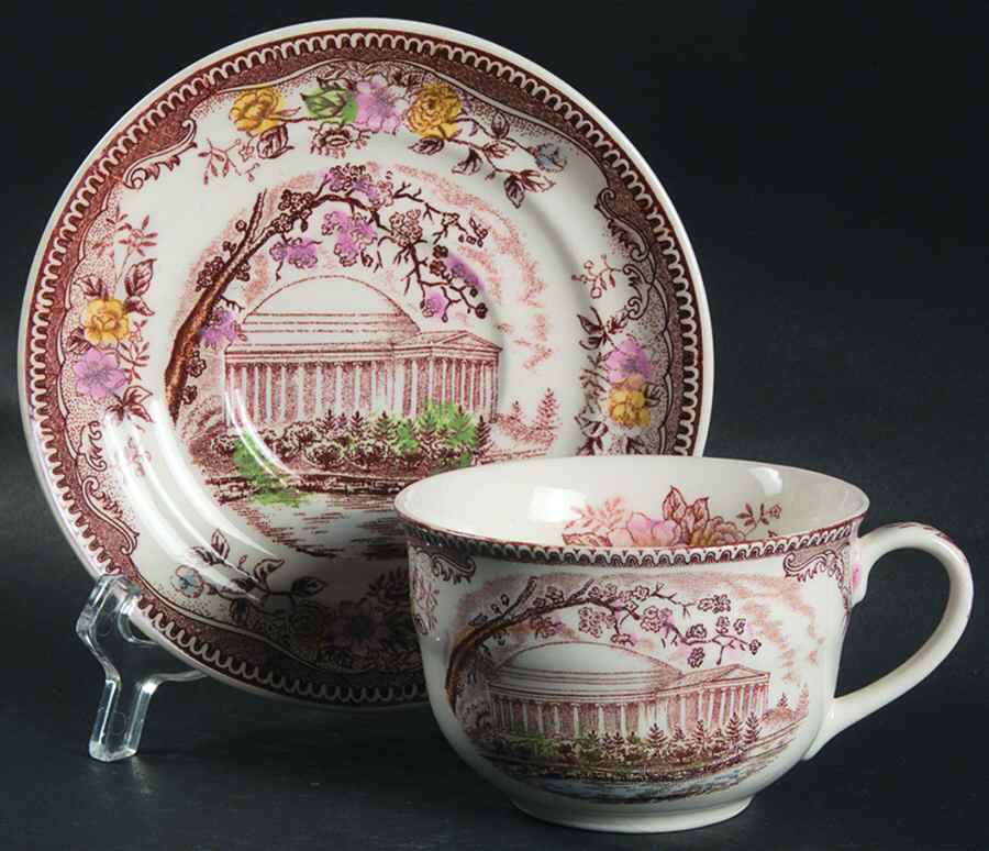 BRW1 Flat Cup & Saucer Set by Brown & Ritchie-1