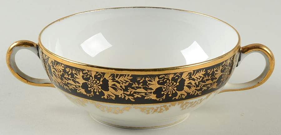 BLK103 Flat Cream Soup Bowl by Black Knight-1