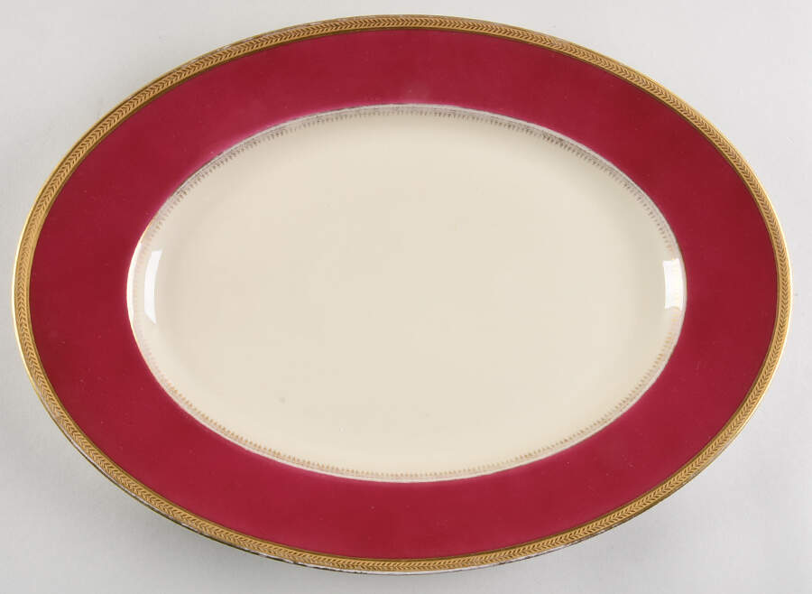 BOH130 14" Oval Serving Platter by Bohemia Ceramic Works-1