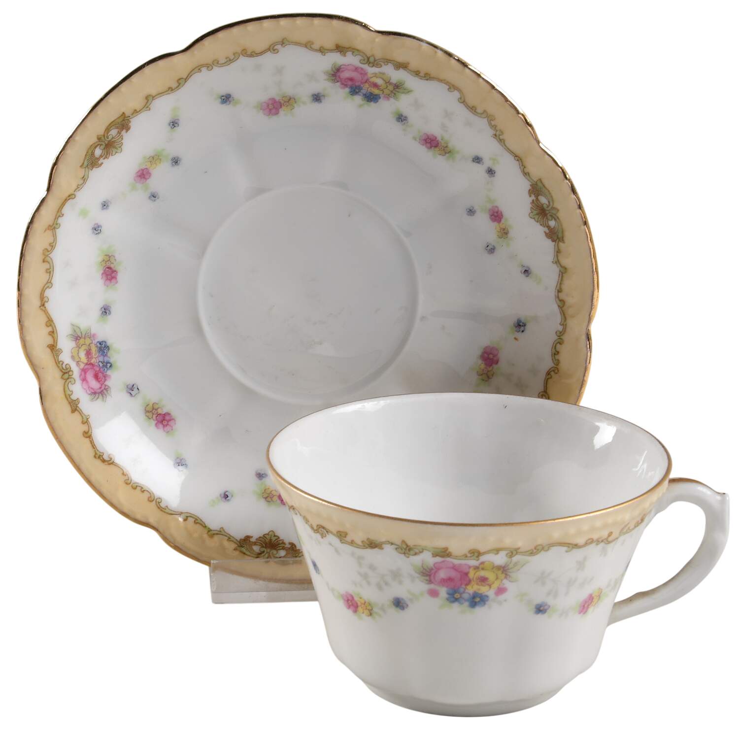 BSS59 Flat Cup & Saucer Set by Bassett-1