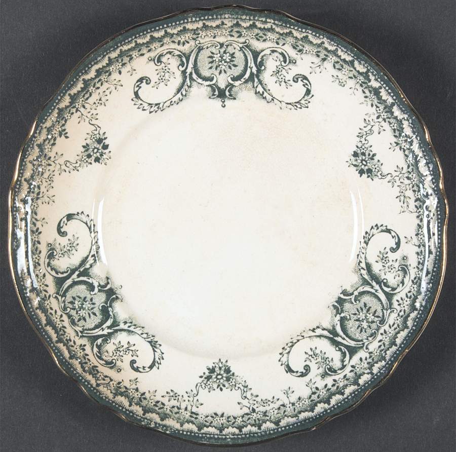 Bonrea (Scalloped) Bread & Butter Plate by Buffalo Pottery-1