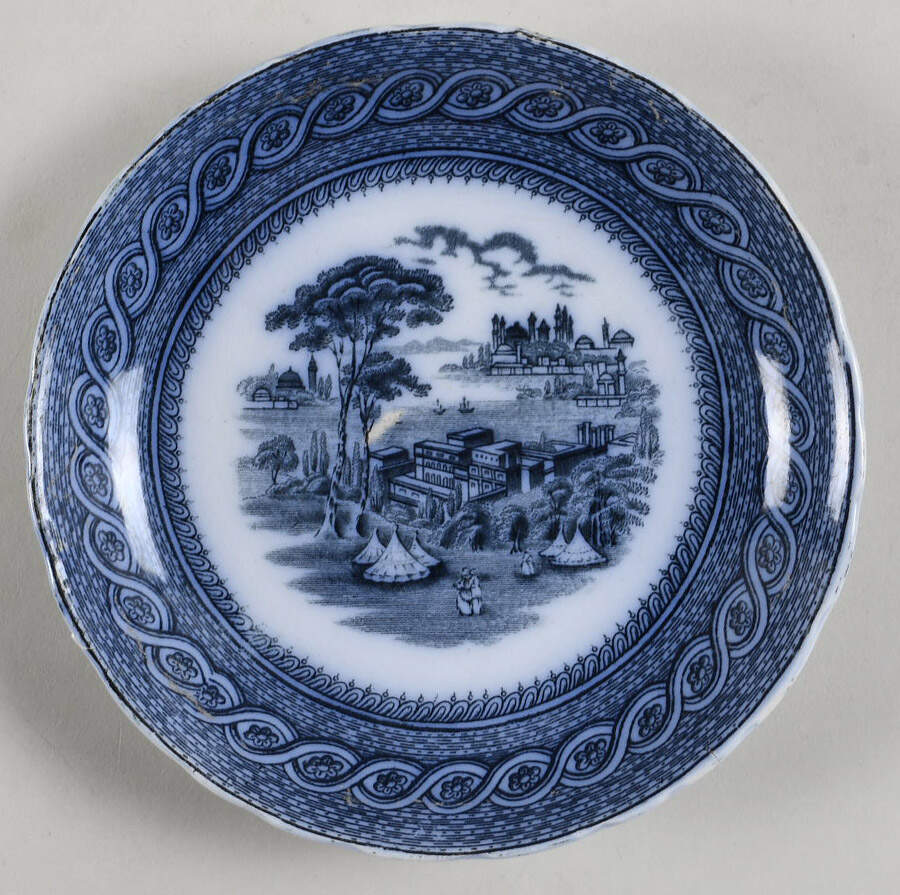 Byzantium Saucer for Oversized Cup by Brown, Westhead & Moore-1