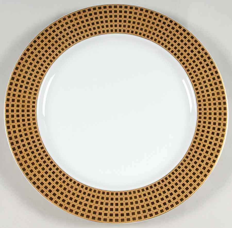 Athena Gold Service Plate (Charger) by Bernardaud-1