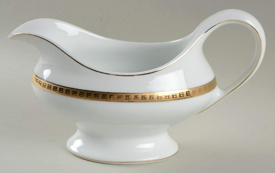Athena Gold Gravy Boat by Bernardaud-1