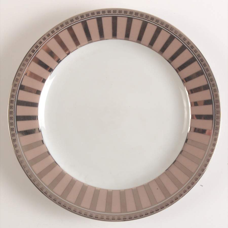 Athena Platinum Accent Salad Plate by Bernardaud-1
